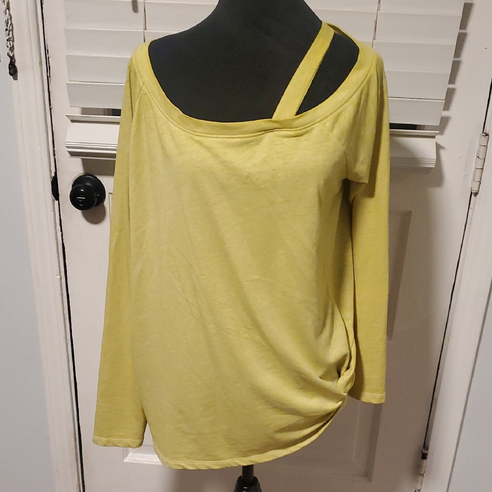 Cato Yellow Long Sleeve Top